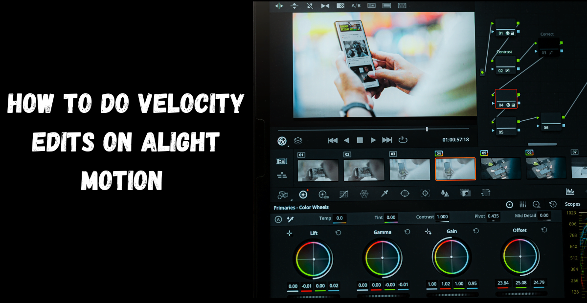 How to do Velocity Edits on Alight Motion Complete Guide!